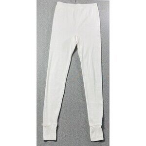 Vintage Unbranded Long Underwear Pants 40-42 Mens Sz L  White  Cotton/ Polyester